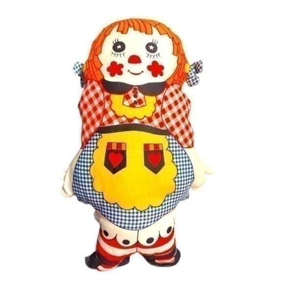 Handmade Vintage Stuffed Raggedy Ann - New - Picture 1 of 4